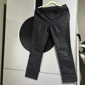 NWOT Tory Burch Wax Effect Skinny Jeans Size 29